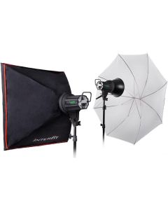 Interfit Photographic INT352 EX150Mk3 2 Head Strobe Kit (Multi Color)